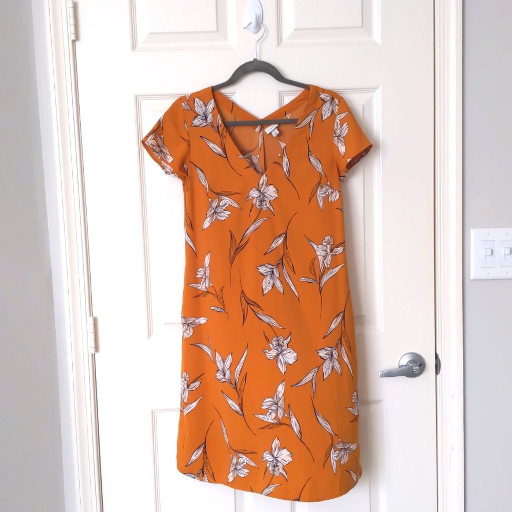 A New Day Floral Pullover Dress